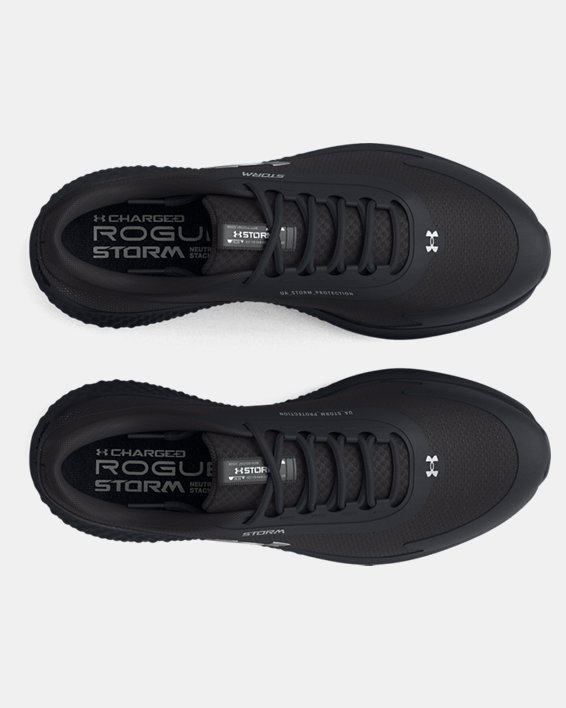 Men's UA Charged Rogue 3 Storm Running Shoes, Black, pdpMainDesktop image number 2